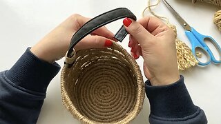 DIY 🧴🧺 Jute cosmetic bag