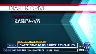 Diaper Drive to help homeless families