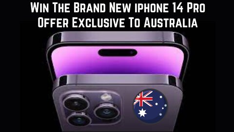 Win The Brand New iphone14 Pro ( Offer Exclusive To The Australia}