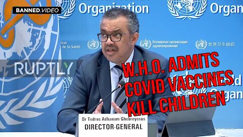 WHO Head Admits Vaccines Being Used To Kill Children