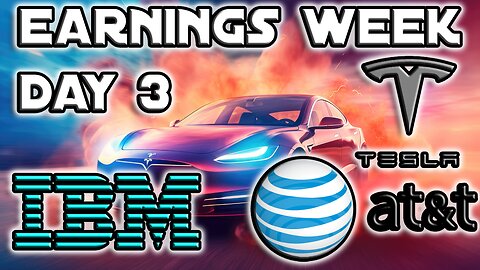 It Is TESLA DAY!!! Massive Earnings Week Day 3 | Q4, 2023 Earnings $TSLA, $IBM, $T