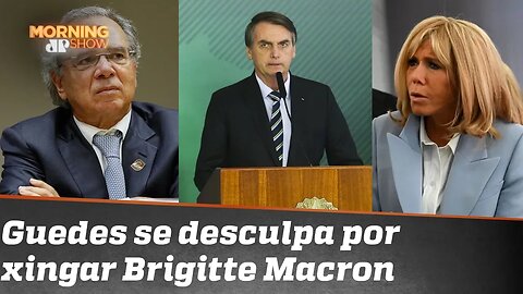 Paulo Guedes se desculpa por chamar Brigitte Macron de feia