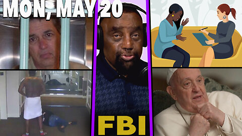 POPE is TICKED; Therapists Getting Therapy; FBI; Robert Hanssen; P Diddy MESS | JLP SHOW (5/20/24)
