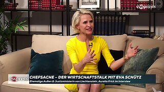 Chefsache mit der ehemaligen Außen und Justizministerin von Liechtenstein: Aurelia Frick im Interwie