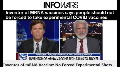 Inventor of mRNA Vaccine: No Forced Experimental Shots _
