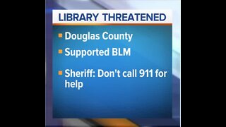 Sheriff threatens library after BLM post