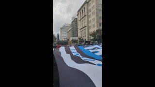 GIANT Trump Flag @ BLM Plaza