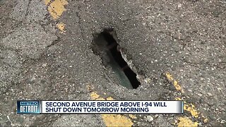 MDOT closing overpass above I-94 in Detroit due to 'structural deterioration'