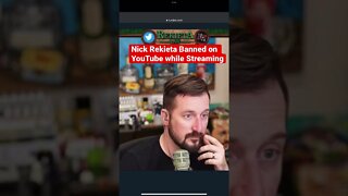 Moment Nick Rekieta was banned on YouTube live ￼#shorts #NickRekieta #banned #cancelled #lawtube