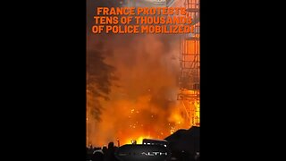 FRance protests get out of control tens of thousands of police will be mobilized