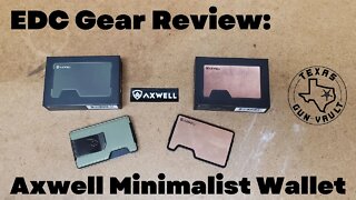 EDC Gear Review & Unboxing: Axwell Minimalist Wallet
