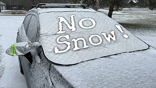 Keep Snow Off Your Giant SUV Windshield