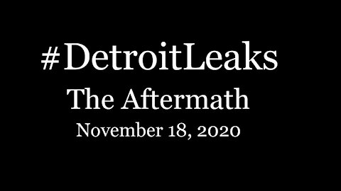 #DETROITLEAKS 2: How Dems Broke a Court Agreement to Stop Poll Challengers From Preventing Fraud