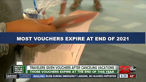 Don't Waste Your Money: Travel vouchers could expire at the end of the year