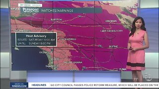 ABC 10News Pinpoint Weather for Sat. July 11, 2020