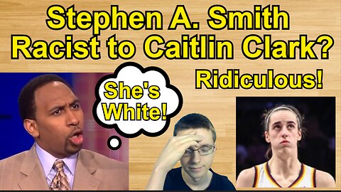 Stephen A. Smith Racist to Caitlin Clark? #wnba