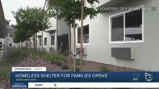 Shelter for homeless families opens
