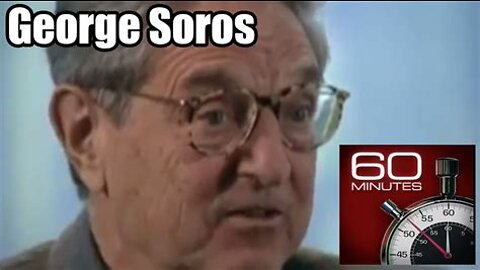 Soros: "I Cannot & Do Not Look At The Social Consequences Of What I Do"