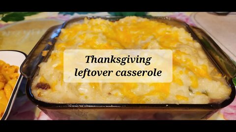 Thanksgiving leftover casserole #leftoverricerecipe