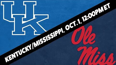 Ole Miss Rebels vs Kentucky Wildcats Predictions and Odds | Ole Miss vs UK Betting Preview | Oct 1