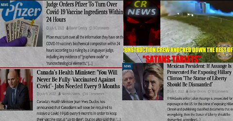 NEWS 7-6-2022 SATAN'S TABLETS DESTROYED.... AKA GEORGIA GUIDE-STONES