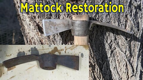 Cutter Mattock Tool Restoration | DIY