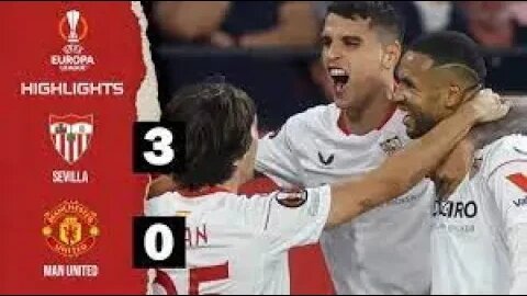 Sevilla 3(5)-0(2) Man United UEEFA Europa League QF 2nd leg