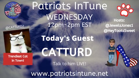 PATRIOTS IN TUNE Show #298: CATTURD #AlexandriaOcasioSmollett 2/3/2021