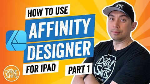 Affinity Designer for iPad Tutorial for Beginners - Learn how to use Affinity Designer Part 1