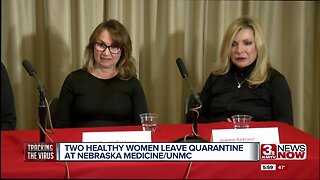 Two healthy women leave quarantine at Nebraska Medical Center