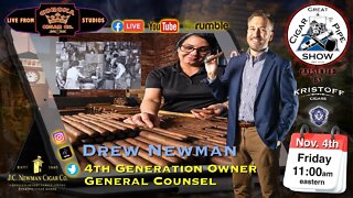 Join us for a very special LIVE PODCAST from the J.C. Newman Cigar Company factory.