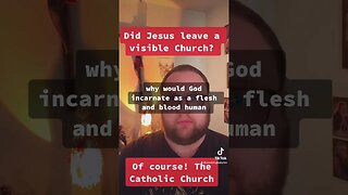 Jesus left us a VISIBLE Church! #christianity #catholic #shorts
