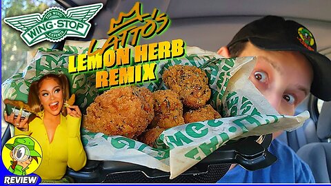 Wingstop® LATTO'S LEMON HERB REMIX BONELESS WINGS Review 🛩️🍋🌿🦴🐔 ⎮ New Flavor! 😍 Peep THIS Out! 🕵️‍♂️