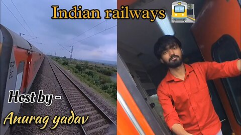 Indian railways drone views prayagraj to jabalpur journey start #indianrailways #trainjourney