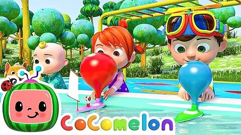 Cocomelon - Balloon Boat Race + More Children's Songs