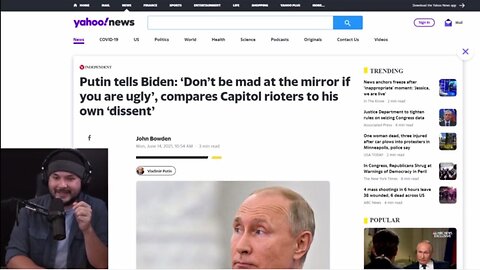 Flashback (6.15.21) PUTIN ROASTS BIDEN Over Response To Jan 6th Riot, Says Biden Is Violating Human Rights - TimcastIRL