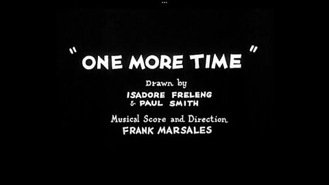 1931, 10-3, Merrie Melodies, One More Time