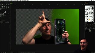 Remove Green Screen Background using GIMP