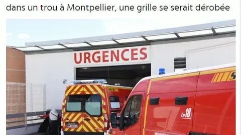 Un enfant de 5 ans grièvement blessé après être tombé dans un trou à Montpellier, .........