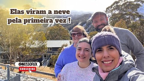 Levamos a família pra conhecer a NEVE! ⛄️ | NOSSO FLIX AUSTRÁLIA