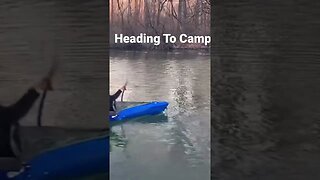 Kayaking to camp #kayak #tucktec