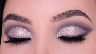 Silver Glitter Smokey Glam Eyelook Makeup Tutorial | Maven Beauty