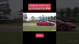 Ferrari SF90 acceleration
