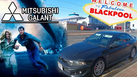 I sent a friend to Blackpool to collect a Mitsubishi Galant during a Tornado.