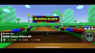 Mario Kart Tour - SNES Donut Plains 2R Gameplay