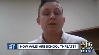 How often are school threats legitimate and what resources are being dedicated to them?