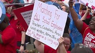 Teachers rally for funding in Tallahassee