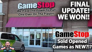 Resealed Games ≠ New! Gamestop Selling Resealed Games as New with Delivery@Door - Pt 3 Final Update