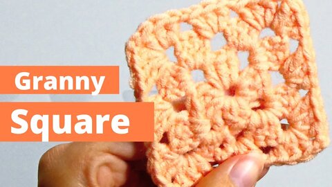 How To Crochet A Granny Square | Crochet Basics