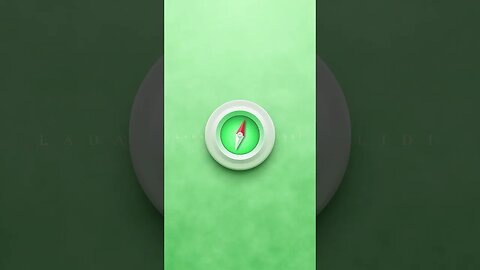 Animated 3d Compass Icon Tutorial #Shorts